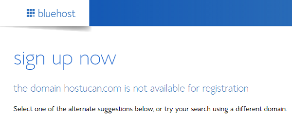 bluehost-new-domain