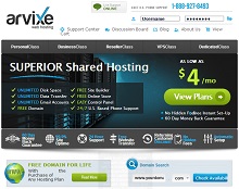 Arvixe reseller