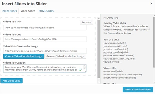 如何在WordPress网站创建Video Slider